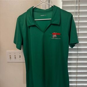 Hooters Green  Polo Shirt